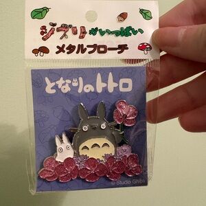 Authentic Studio Ghibli Totoro Metal Brooch